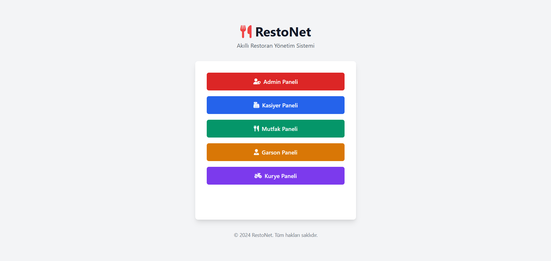 Gelişmiş Restoran Yönetim Yazılımı - Ekran Görüntüsü 1